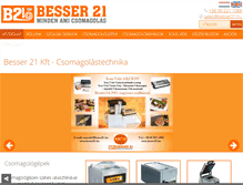 Tablet Screenshot of besser21.hu